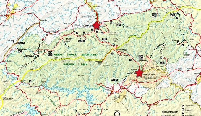 Great Smoky Mountains National Park Map PDF - My Smoky Mountain Park