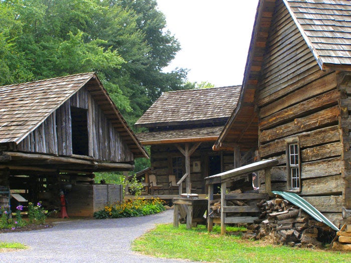GreatSmokyHeritageCenter-HeritageVillage_WikiChrisLight_700 Heritage Village at the Great Smoky Heritage Center in Townsend, Tenn.