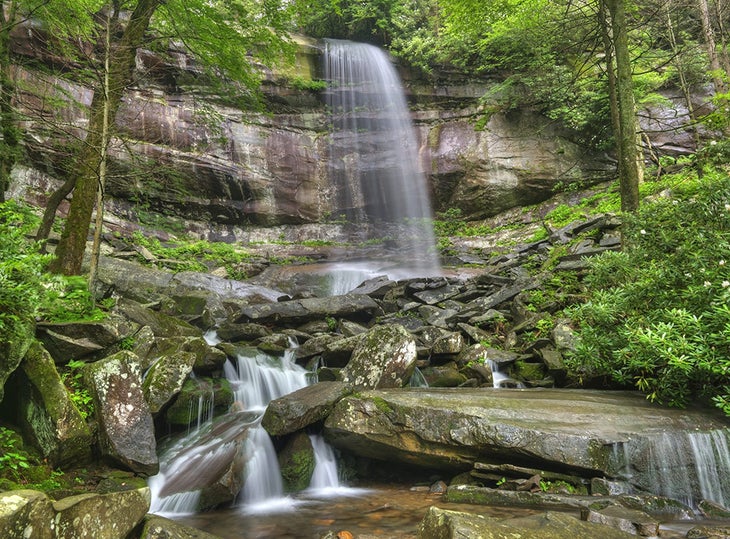 SM-Rainbow-Falls_Adobe_1000 Rainbow Falls in Great Smoky National Park
