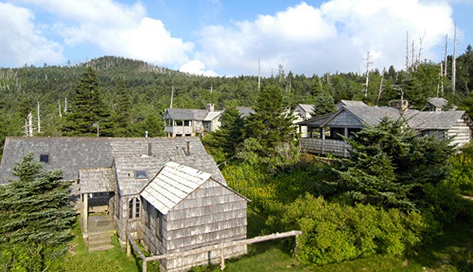 SM-Leconte-Lodge_courtesy_680 LeConte Lodge on Mt. Le Conte in Great Smoky Mountains National Park.