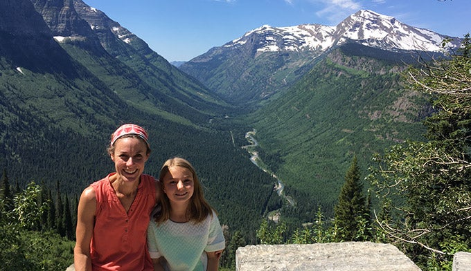 Tori-Peglar-daughter-GL_680 Tori Peglar with her daughter in Glacier National Park