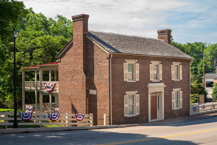 Andrew Johnson home is Greene County