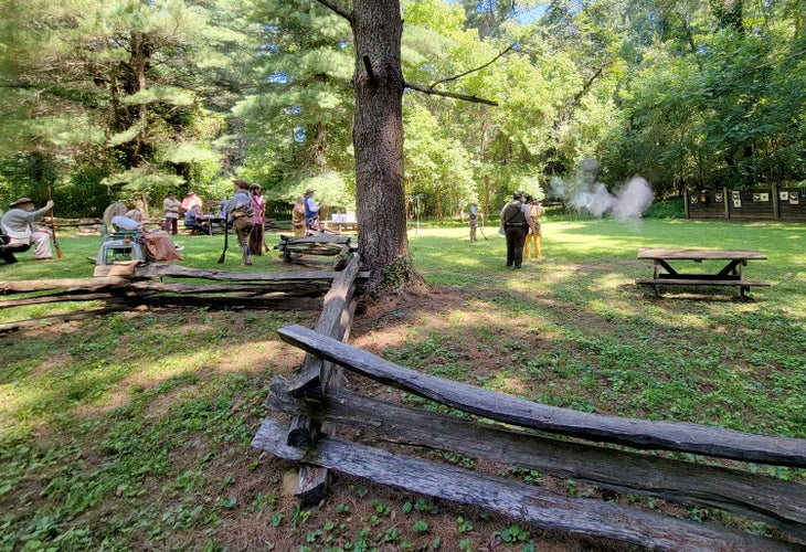 Program at David Crockett Birthplace State Park