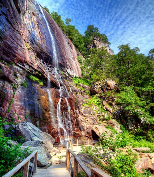 NC-Chimney-Rock-SP-Hickory-Nut-Falls_DP_612x701 Hickory Nut Falls in Chimney Rock State Park
