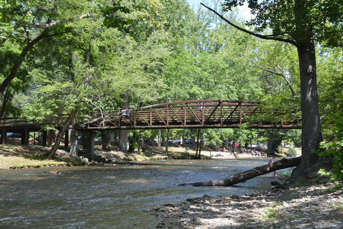 NC-Cherokee-OconalufteeIslandsPark_Gloria_700 Oconaluftee Islands Park in Cherokee, N.C.