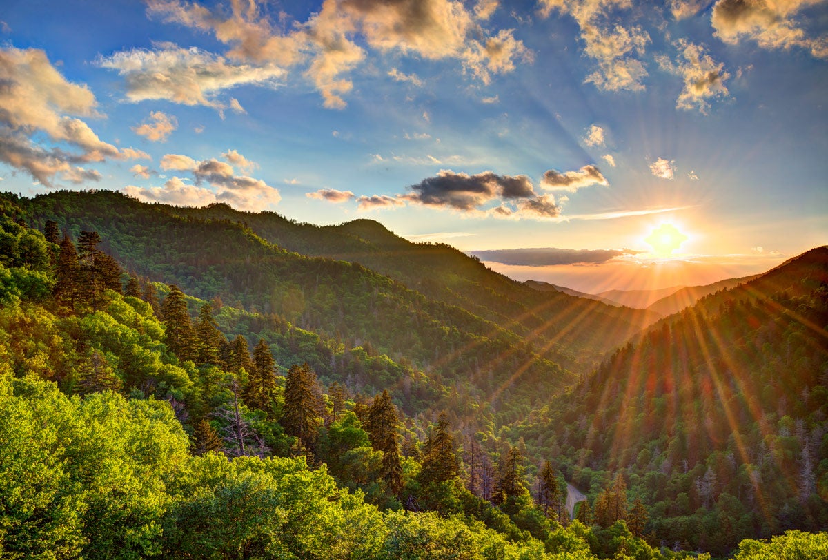 SM-Newfound-Gap-sunset_DP_1200 Sunset at Newfound Gap in Great Smoky Mountains National Park