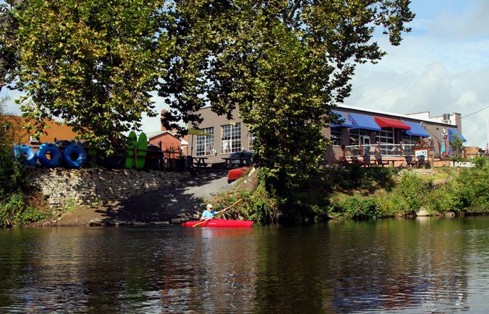 NC-BearWatersBrewery-Canton-PigeonRiver_FlickrAnoldent_700 BearWaters Brewery in Canton, NC, in Haywood County