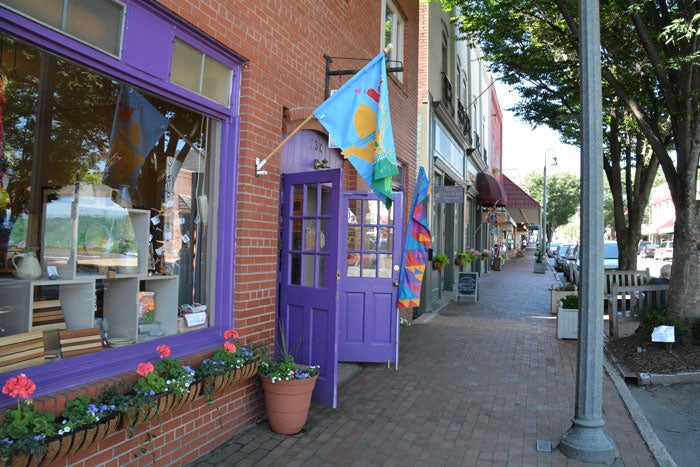 NC-Waynesville-downtown-purpledoor_Gloria_700 Downtown Waynesville, North Carolina